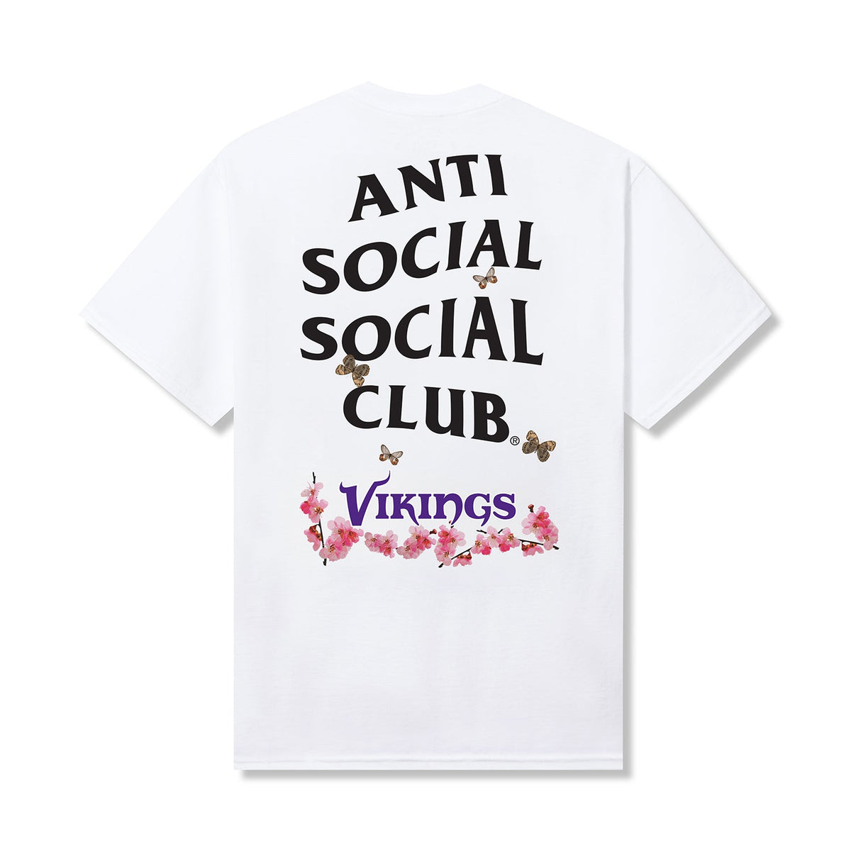 ASSC x Vikings Blossom Tee - White back