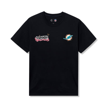 ASSC x Dolphins Blossom Tee - Black front