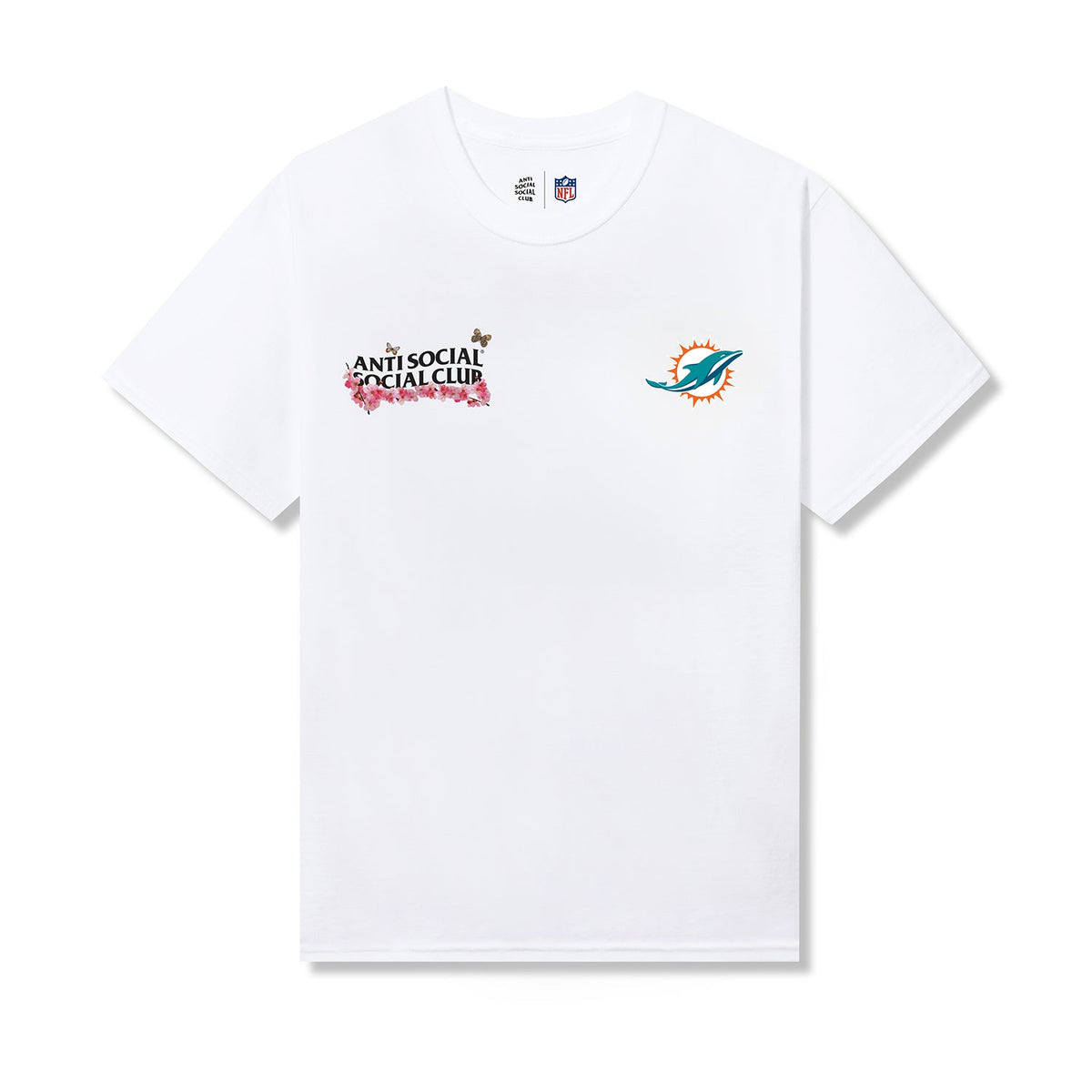 ASSC x Dolphins Blossom Tee - White front