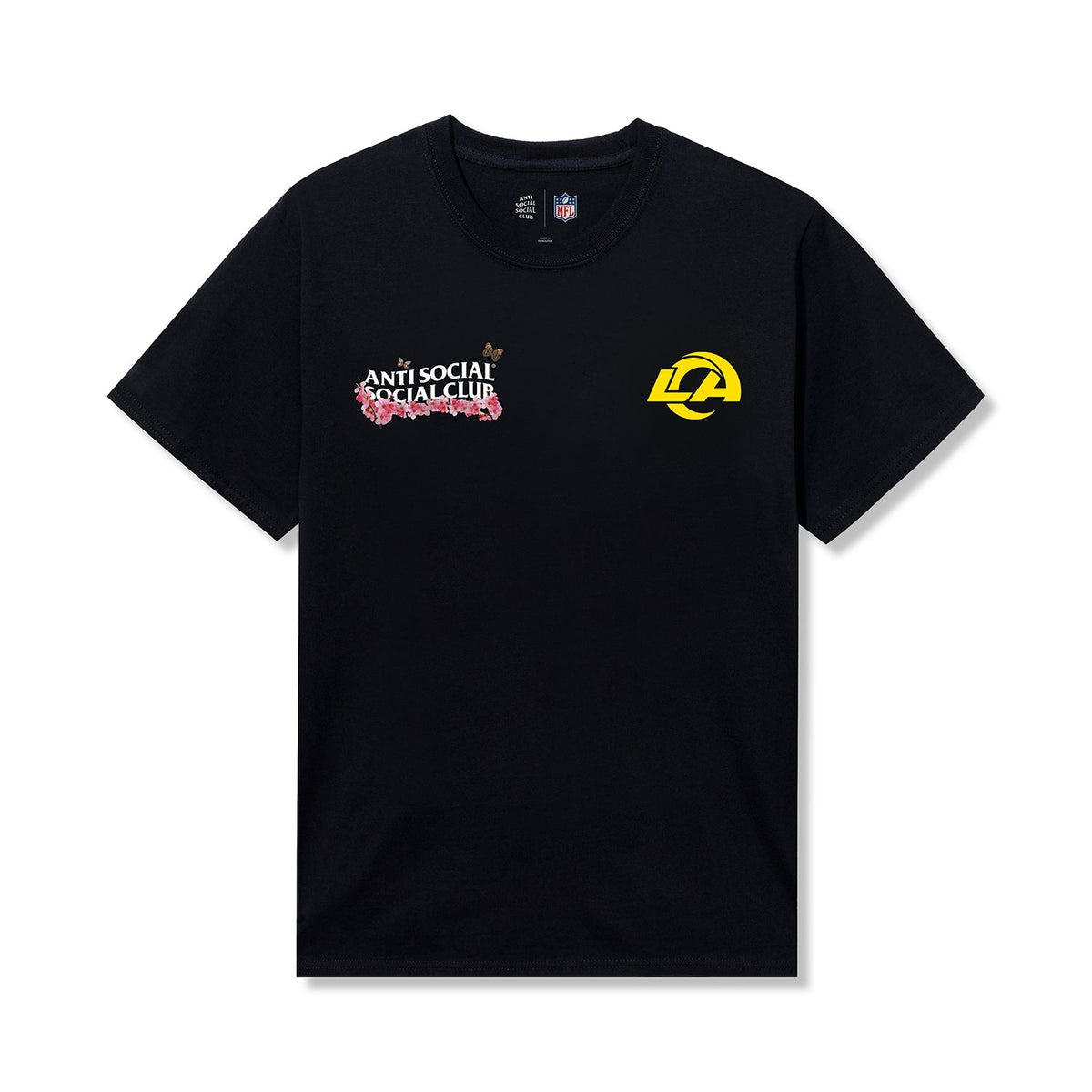 ASSC x Rams Blossom Tee - Black front
