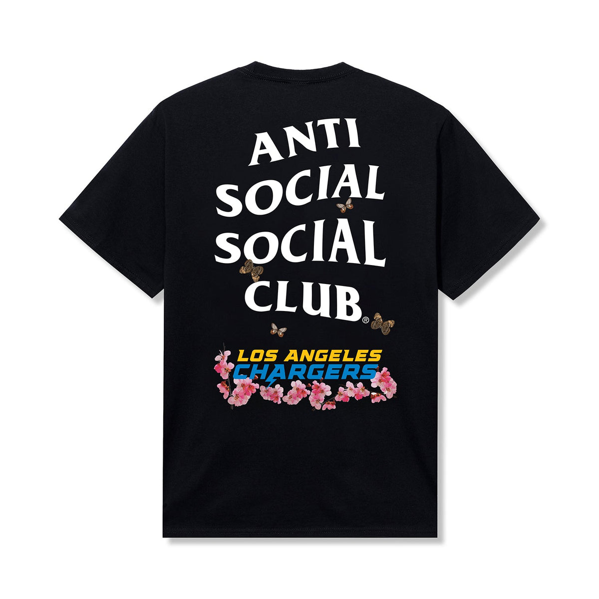 ASSC x Chargers Blossom Tee - Black back