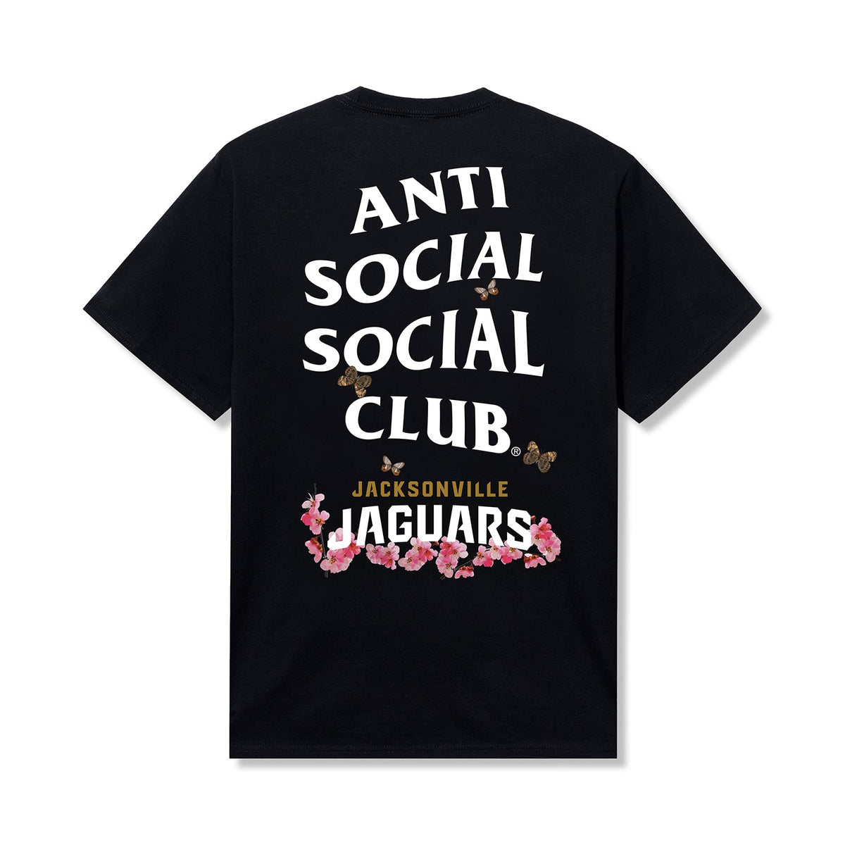 ASSC x Jaguars Blossom Tee - Black back