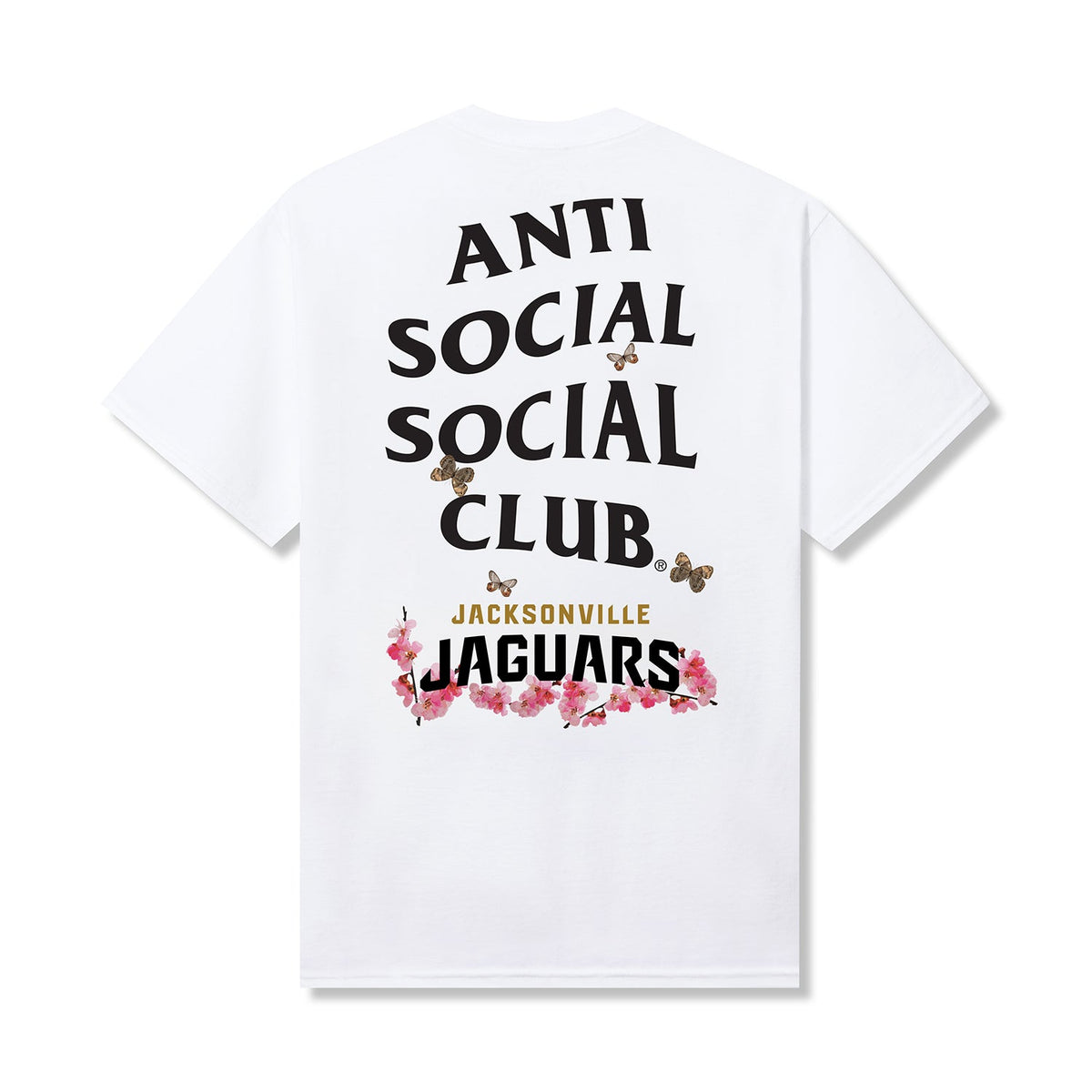 ASSC x Jaguars Blossom Tee - White back
