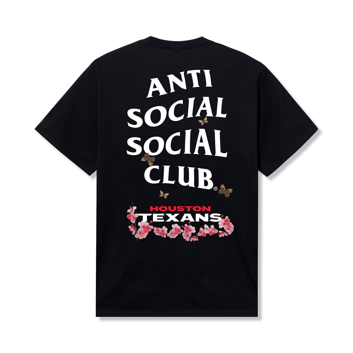 ASSC x Texans Blossom Tee - Black back