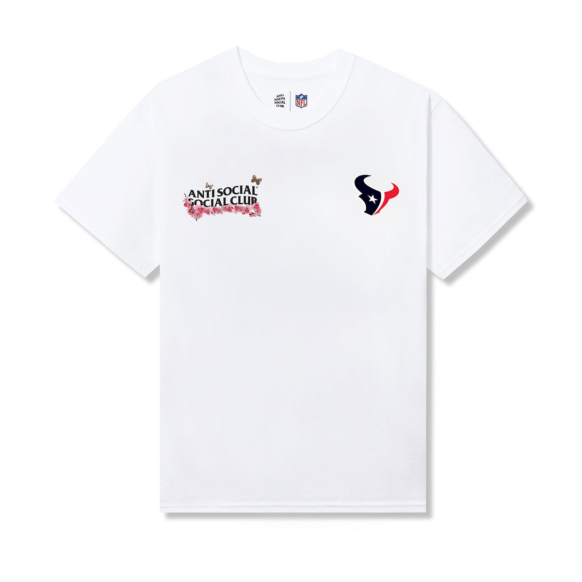 ASSC x Texans Blossom Tee - White front