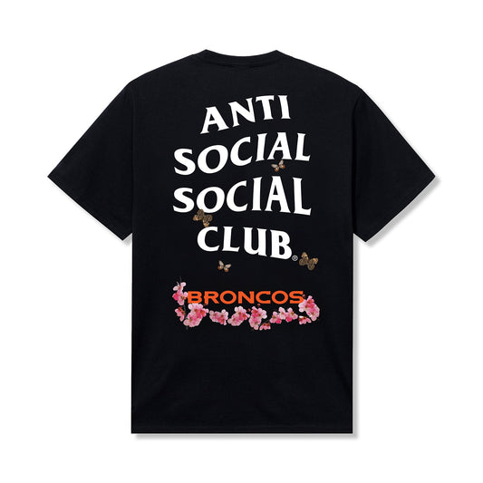 ASSC x Broncos Blossom Tee - Black back