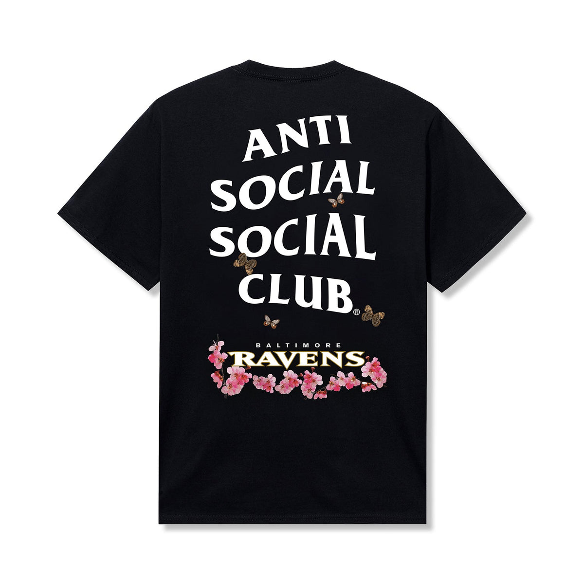 ASSC x Ravens Blossom Tee - Black back