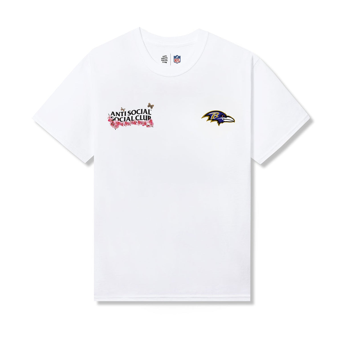 ASSC x Ravens Blossom Tee - White front