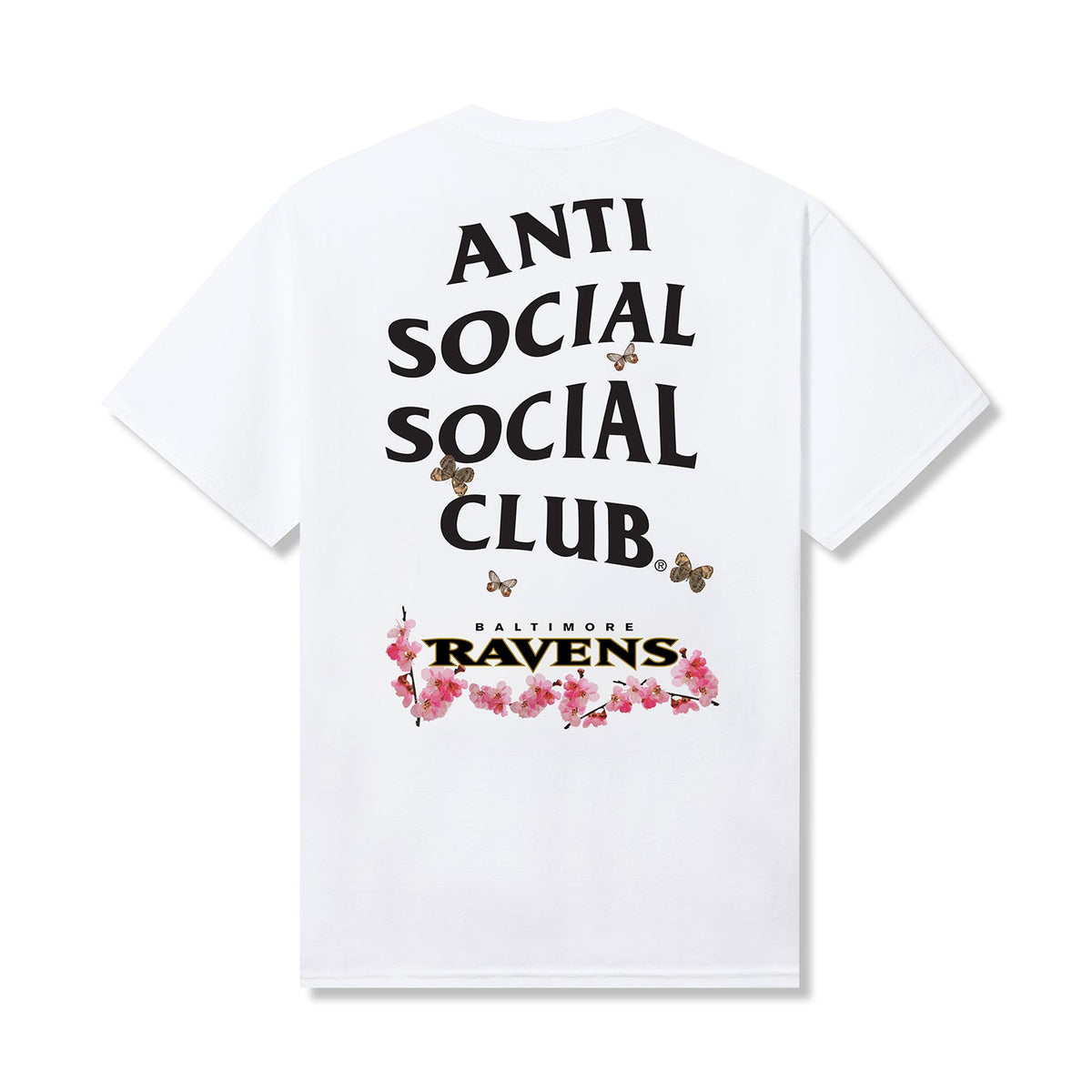 ASSC x Ravens Blossom Tee - White back