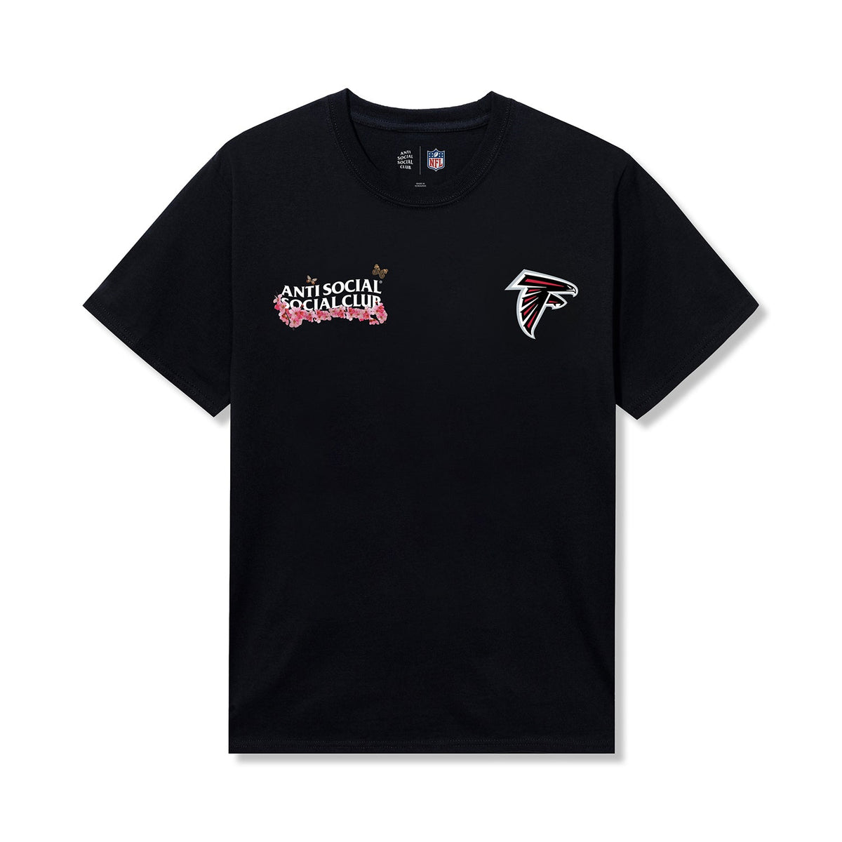 ASSC x Falcons Blossom Tee - Black front