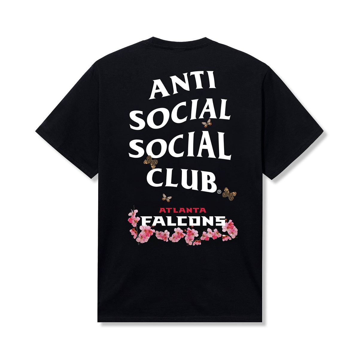 ASSC x Falcons Blossom Tee - Black back