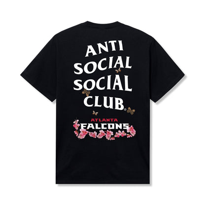 ASSC x Falcons Blossom Tee - Black back