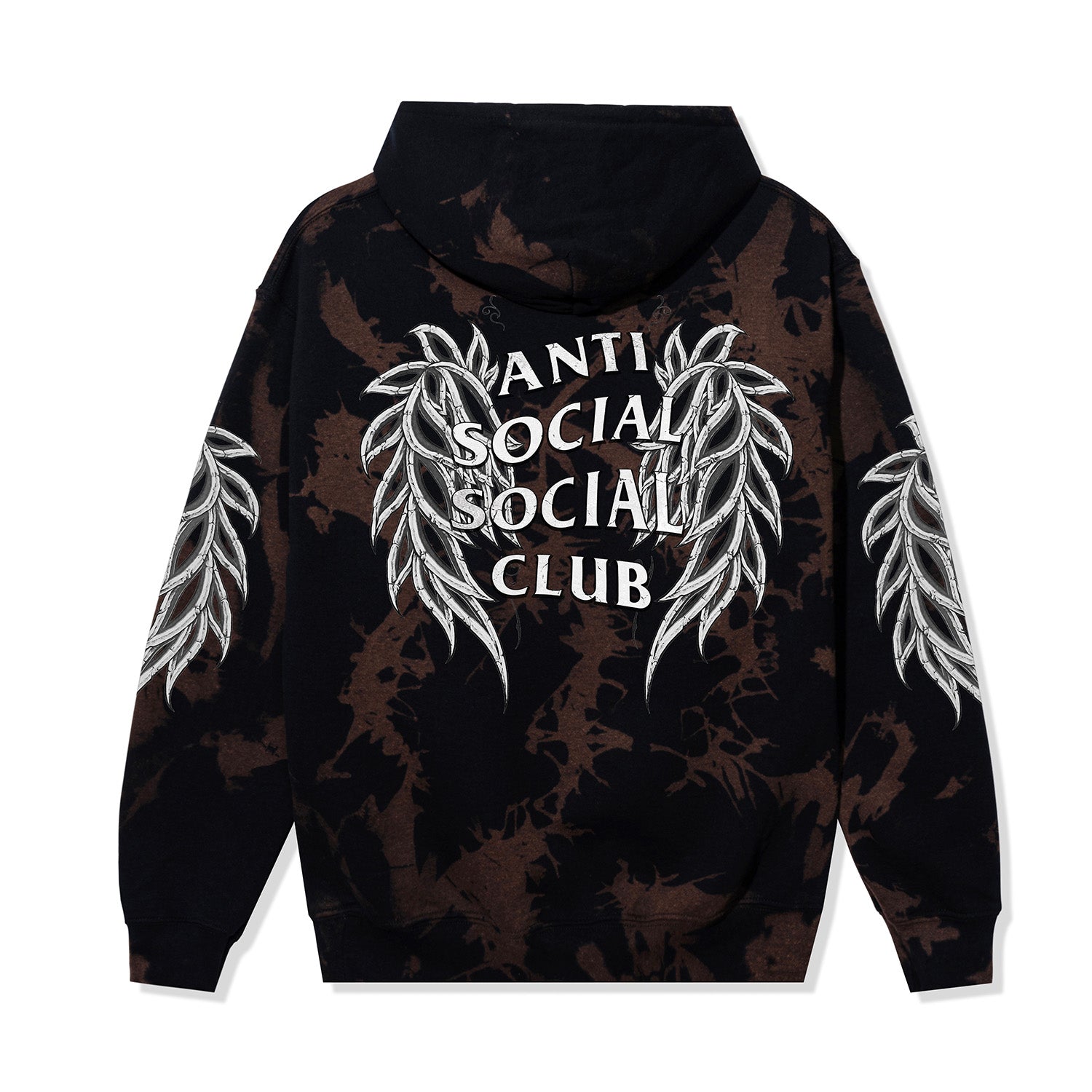 Anti social social club floral hoodie on sale