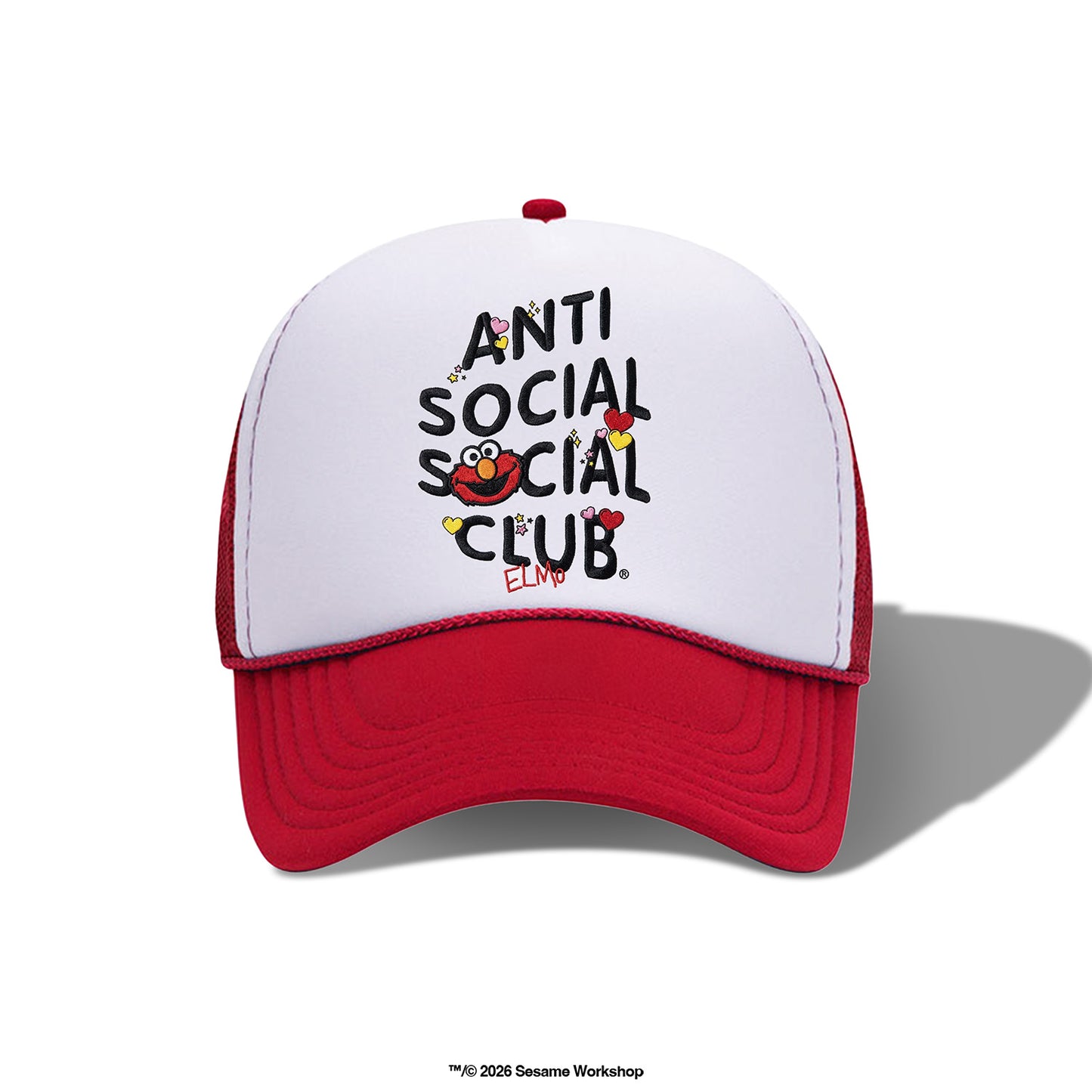 ASSC x Sesame Street Elmo Mesh Trucker Hat