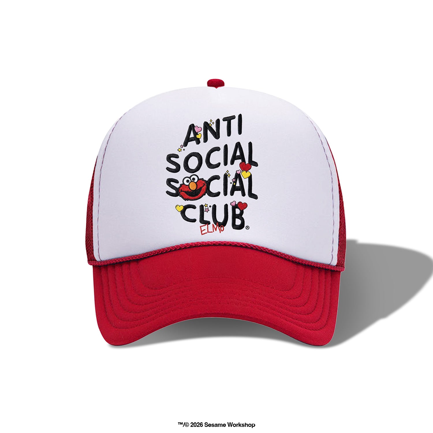 ASSC x Sesame Street Elmo Mesh Trucker Hat