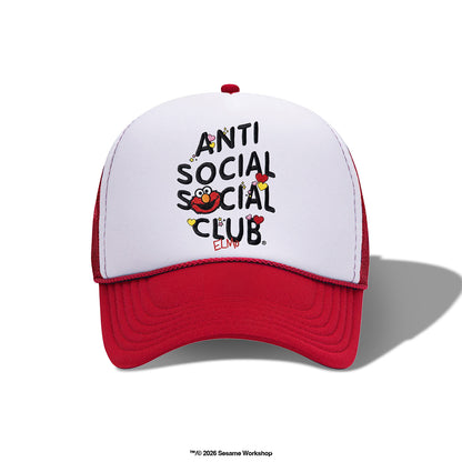 ASSC x Sesame Street Elmo Mesh Trucker Hat