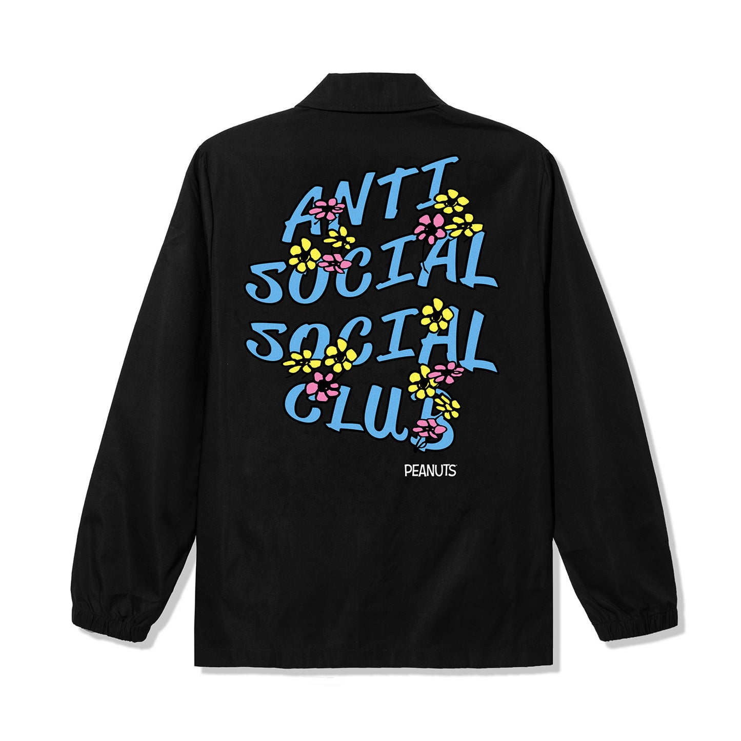 ASSC x Peanuts Snoopy Flowers Nylon Coaches Jacket