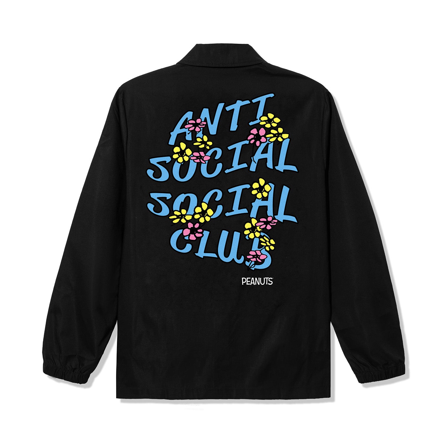 ASSC x Peanuts Snoopy Flowers Nylon Coaches Jacket