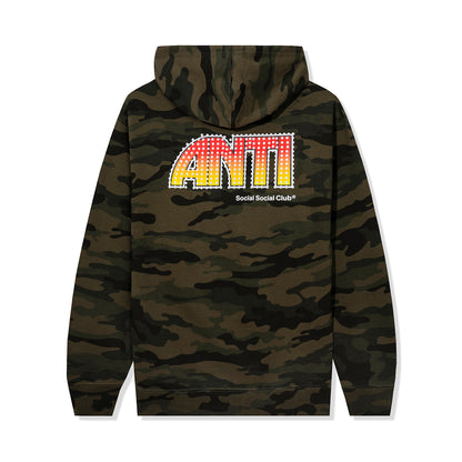 Sunsets and Car Crashes Camo Hoodie