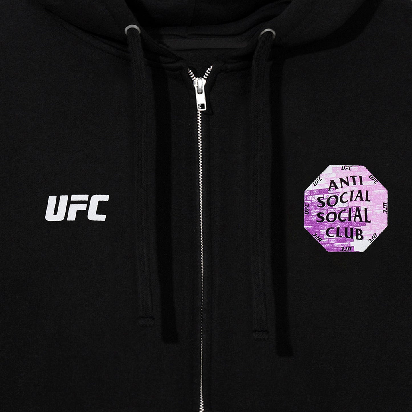 ASSC x UFC Conned Zip-Up - Black