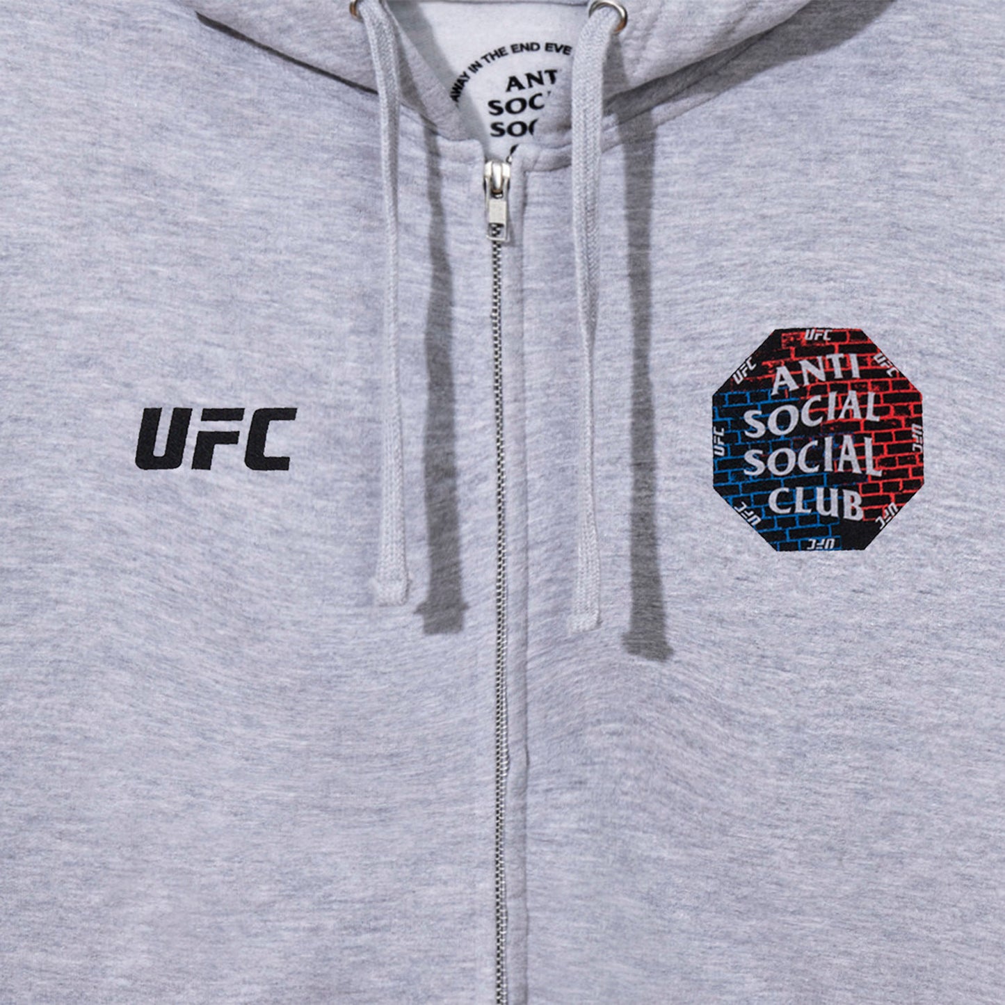 ASSC x UFC Conned Zip-Up - Grey