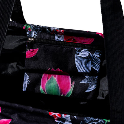 Koi Garden Collapsible Cooler Tote
