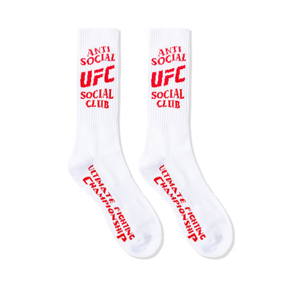 ASSC x UFC Footwork Socks - White