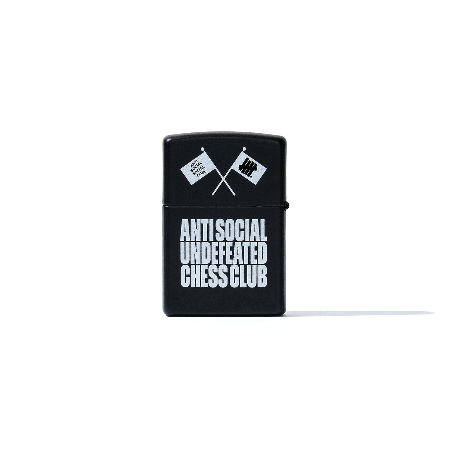ASSC x Undefeated Chess Club Zippo - Black