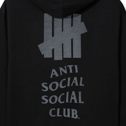 ASSC x Undefeated Lock 3M Hoodie - Black