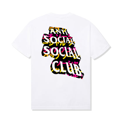 Twisted Quickness screen printed tee white