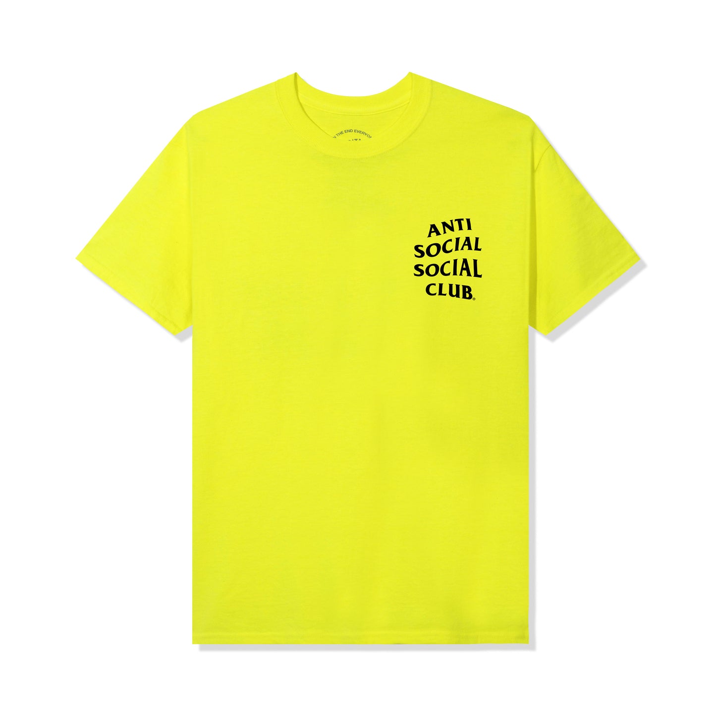 Yellow Banded Tee - Safety Yellow