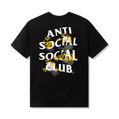 Yellow Banded Tee - Black