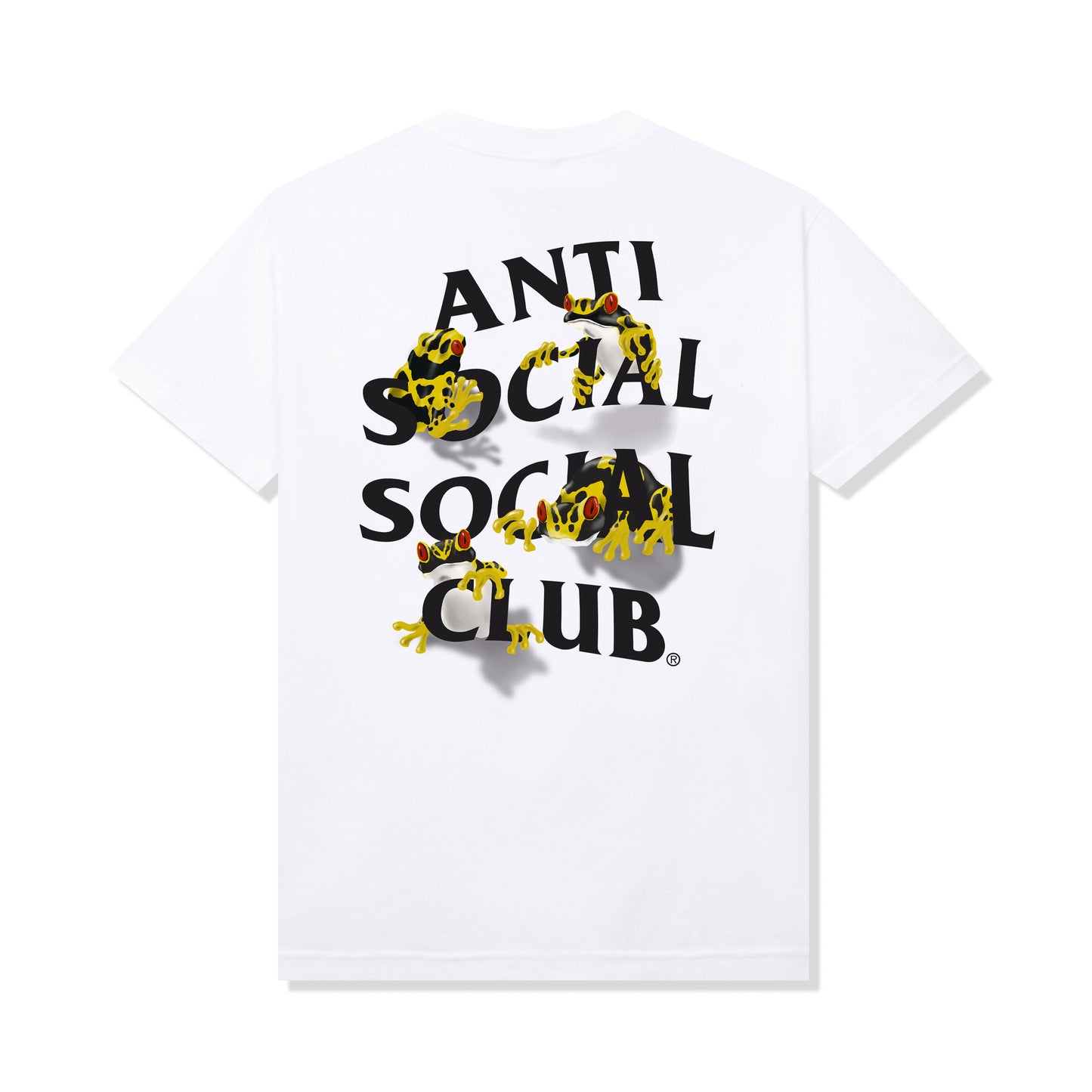 Yellow Banded Tee - White
