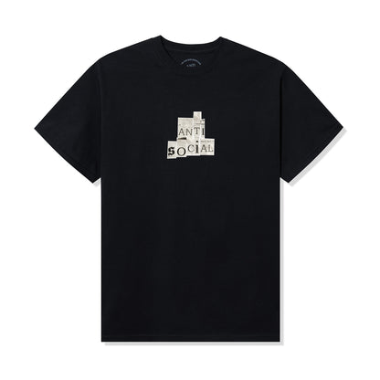 ASSC x Fragment x Weekend Newspaper Tee - Black – AntiSocialSocialClub