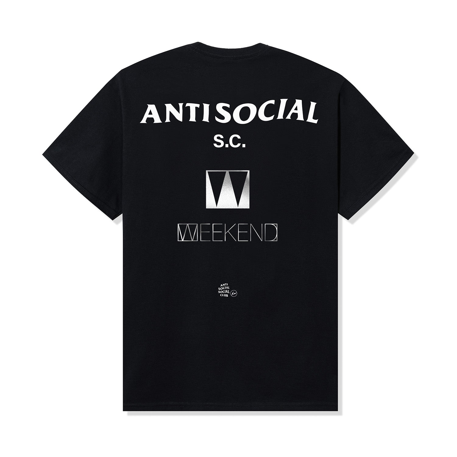 ASSC x Fragment x Weekend Newspaper Tee - Black – AntiSocialSocialClub