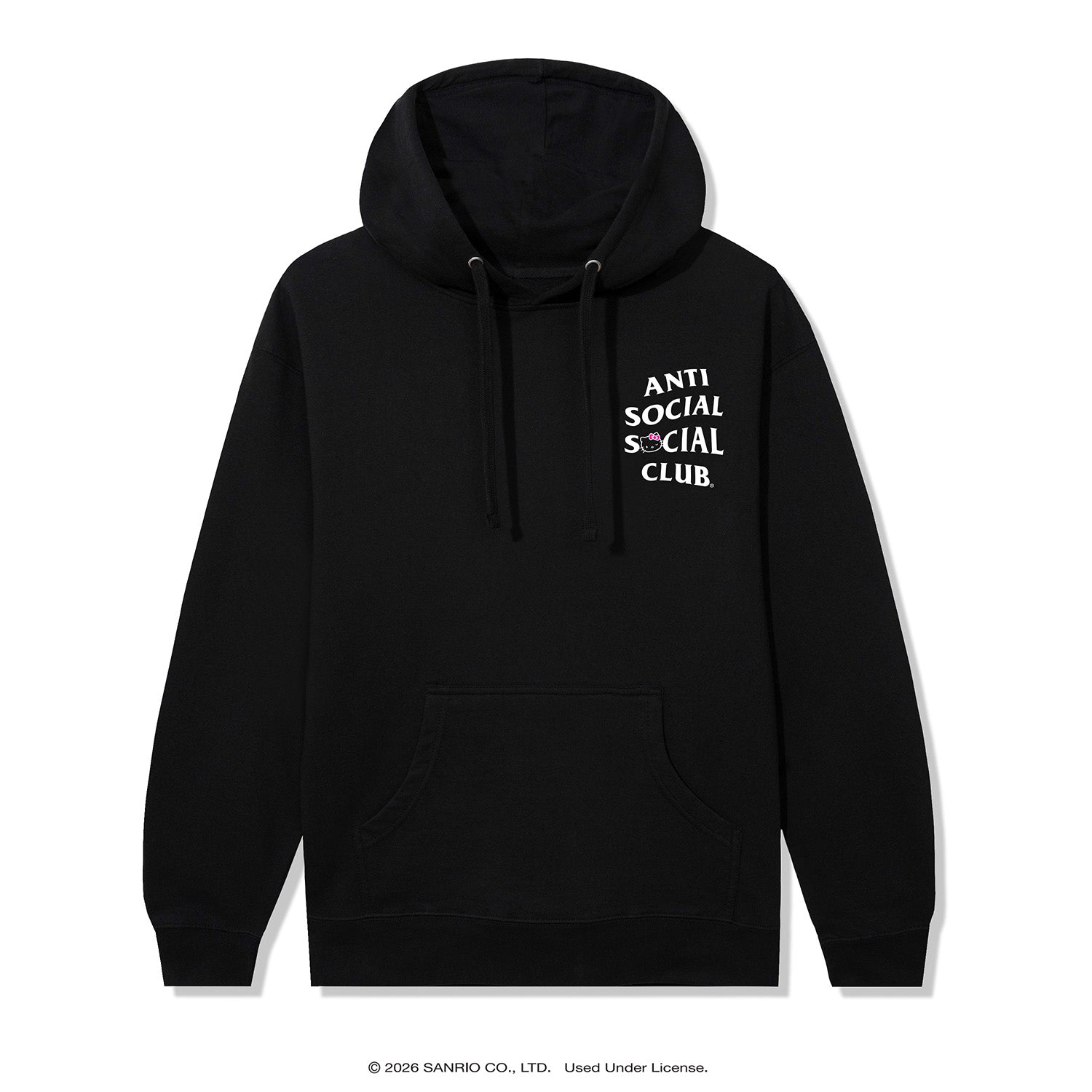 パーカー Hello Kitty x Assc Black Hoodie ASSC x Hello Kitty Ethereal Zip Hoodie – AntiSocialSocialClub