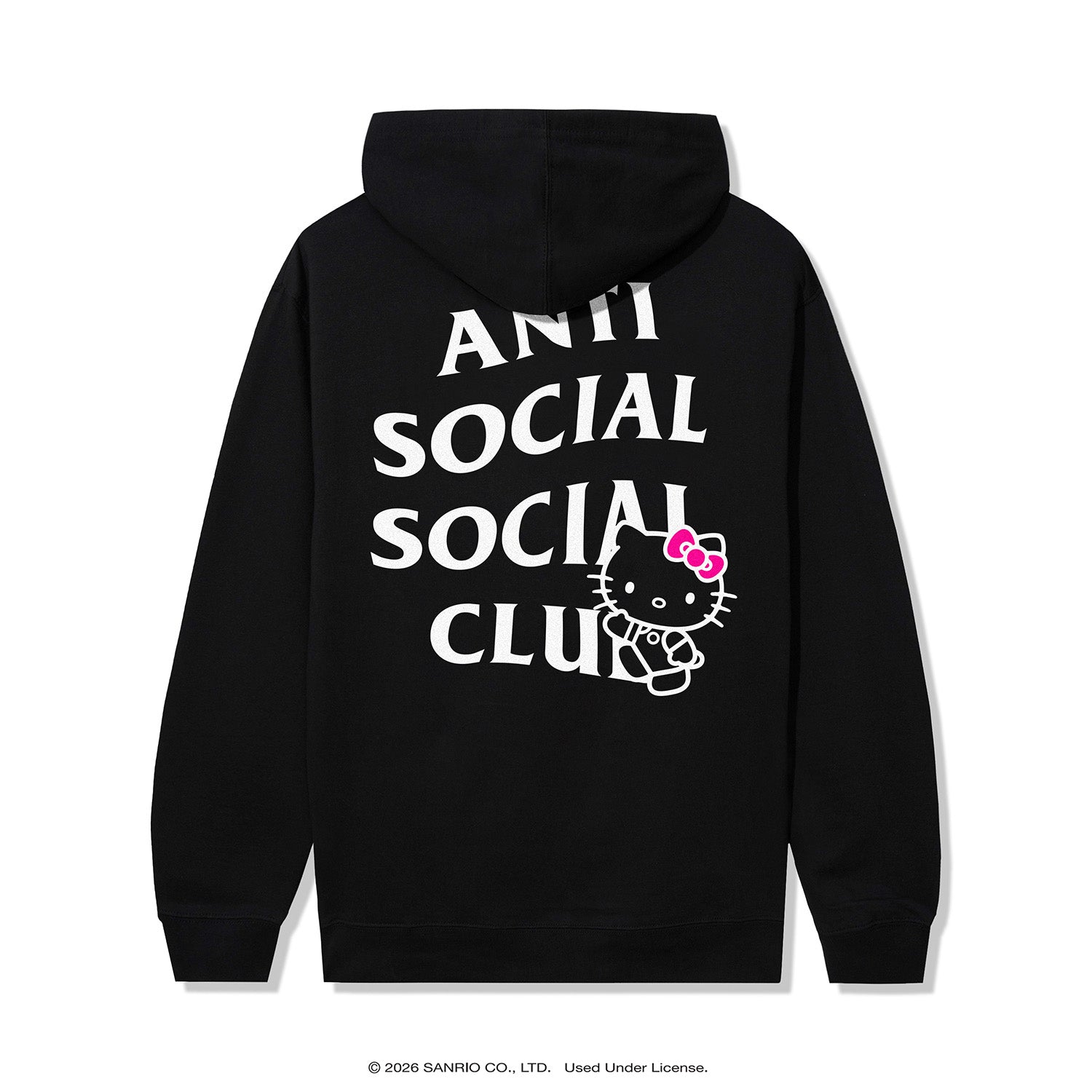 パーカー Hello Kitty x Assc Black Hoodie ASSC x Hello Kitty ASHKC Hoodie – AntiSocialSocialClub