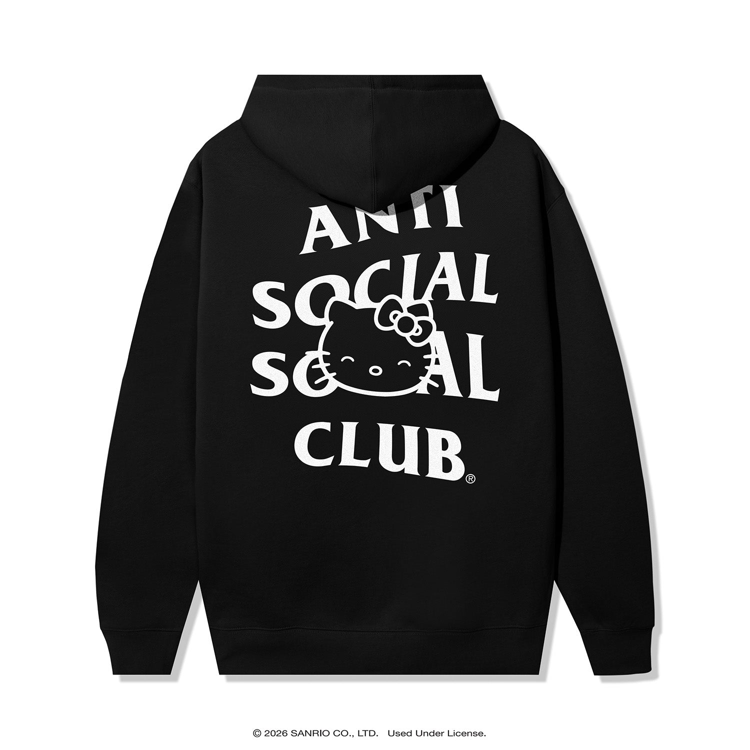 パーカー Hello Kitty x Assc Black Hoodie ASSC x Hello Kitty Ethereal Zip Hoodie – AntiSocialSocialClub