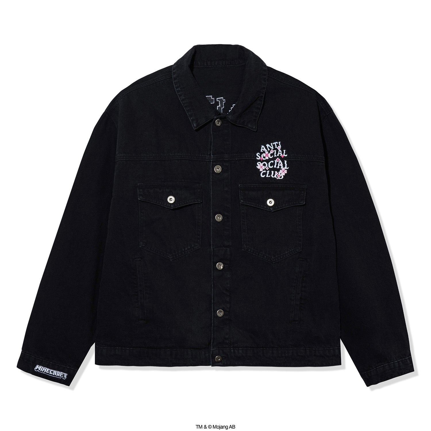 ASSC x Minecraft Cherry Blossom Trucker Jacket – AntiSocialSocialClub