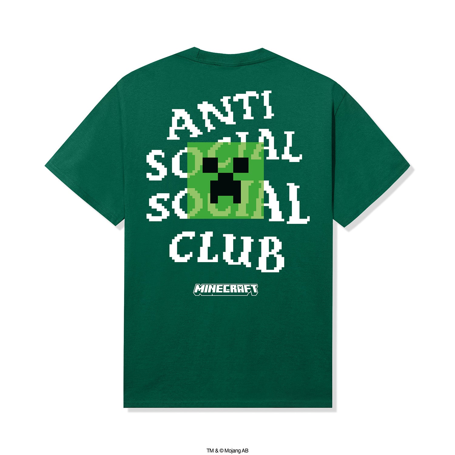 ASSC x Minecraft Creeper Head Logo Tee – AntiSocialSocialClub