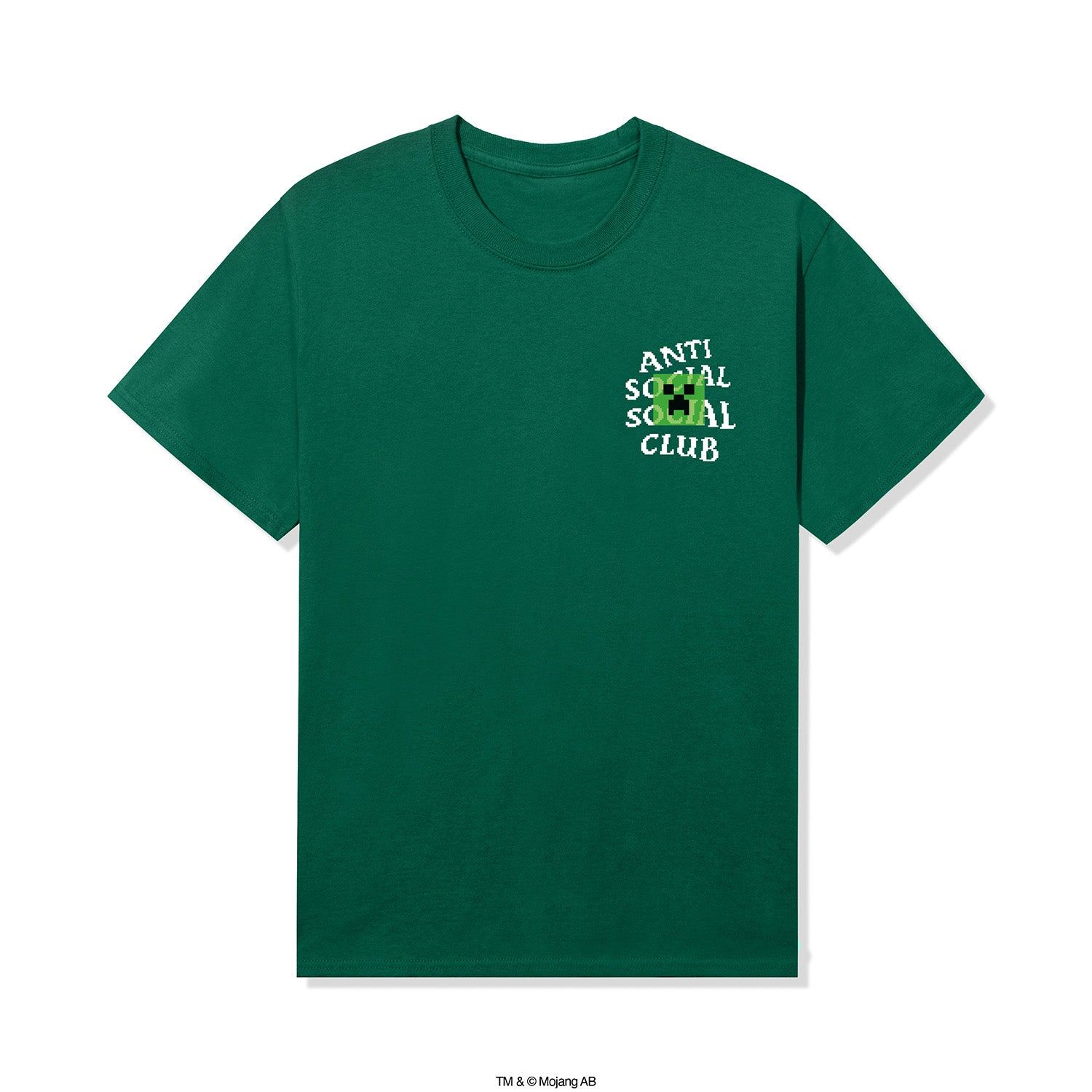 ASSC x Minecraft Creeper Head Logo Tee – AntiSocialSocialClub