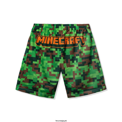ASSC x Minecraft Pixel Camo Mesh Basketball Shorts