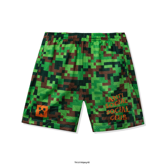 ASSC x Minecraft Pixel Camo Mesh Basketball Shorts