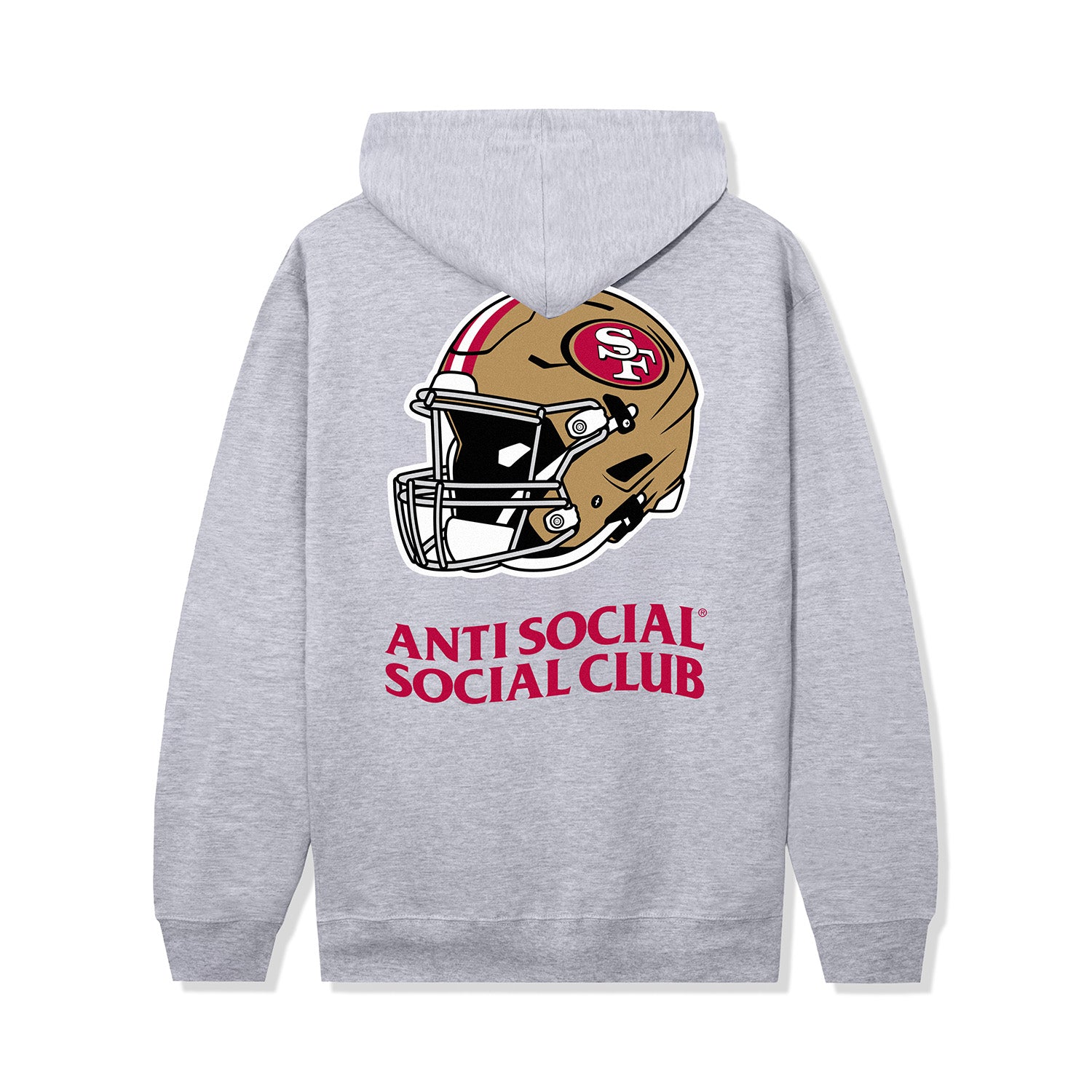 ASSC x 49ERS IMPACT HOODIE – AntiSocialSocialClub