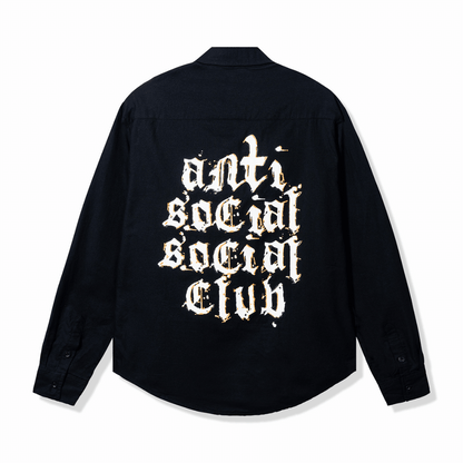 Love & War Oxford Shirt - Black