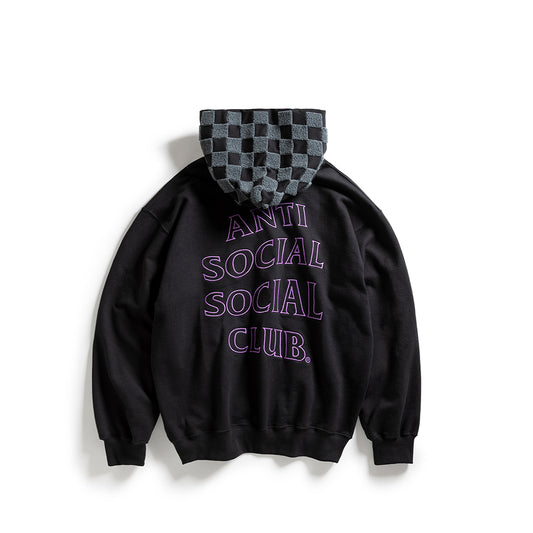 CHENILLE CHECKERED HOODIE