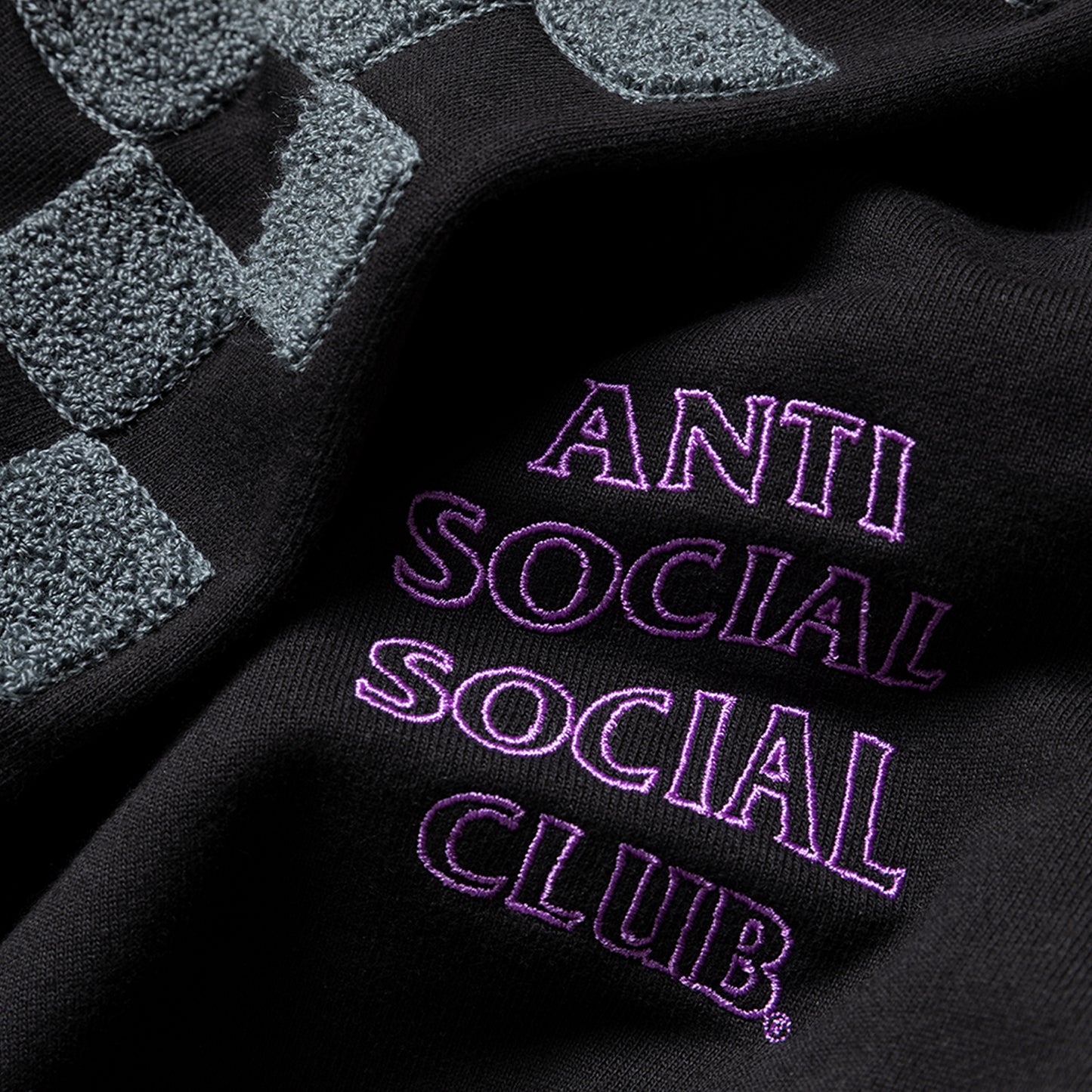 CHENILLE CHECKERED HOODIE