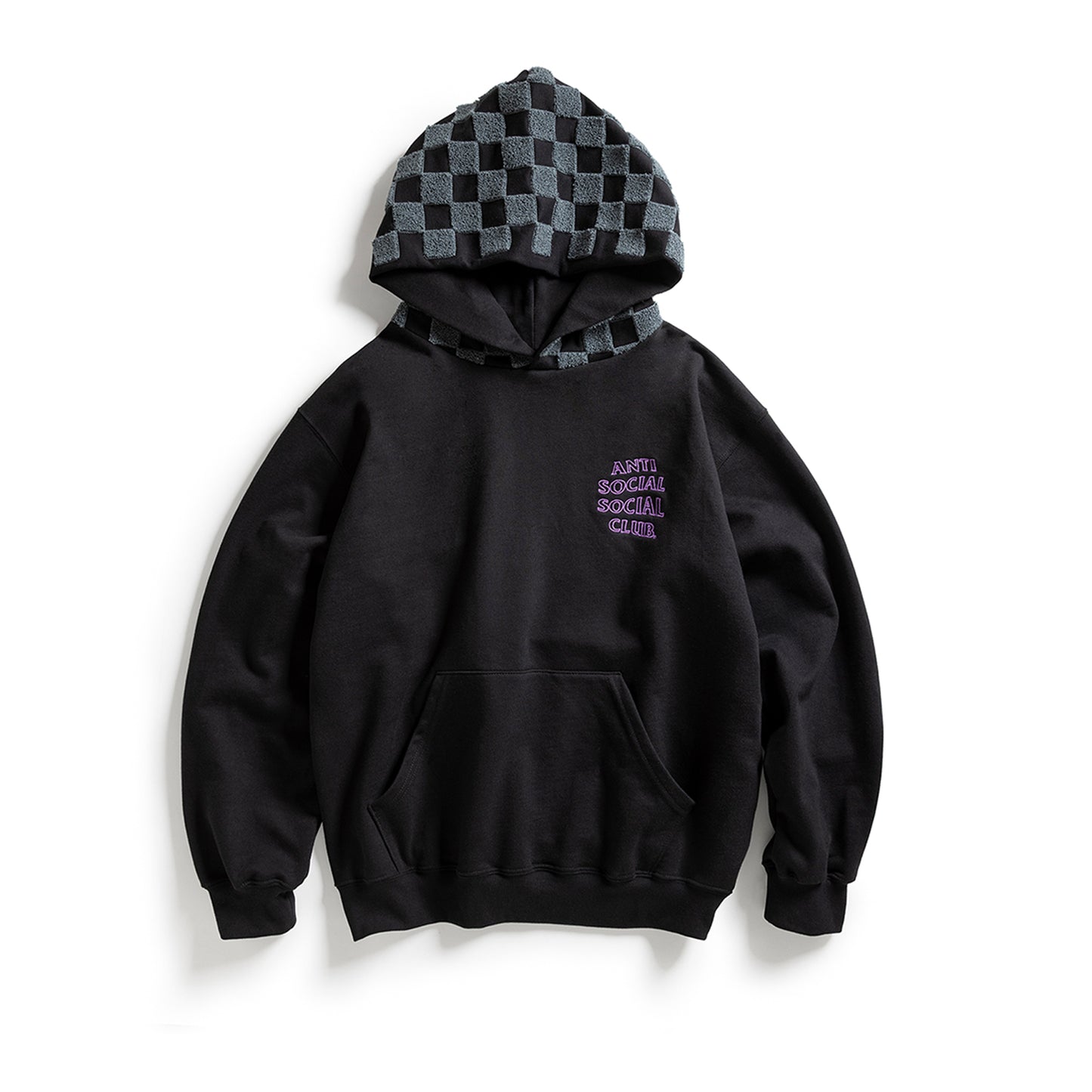 CHENILLE CHECKERED HOODIE
