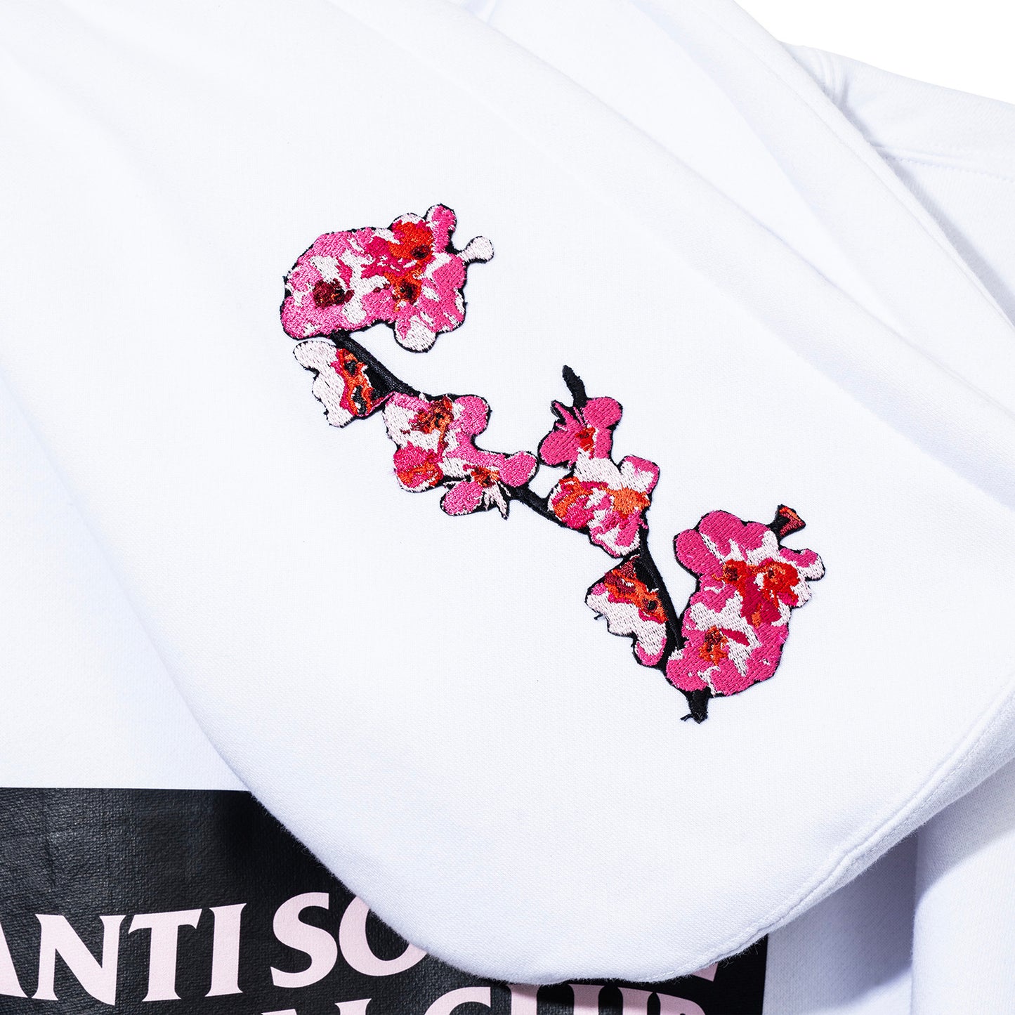 ASSC Embroidered Wildleder Hoodie