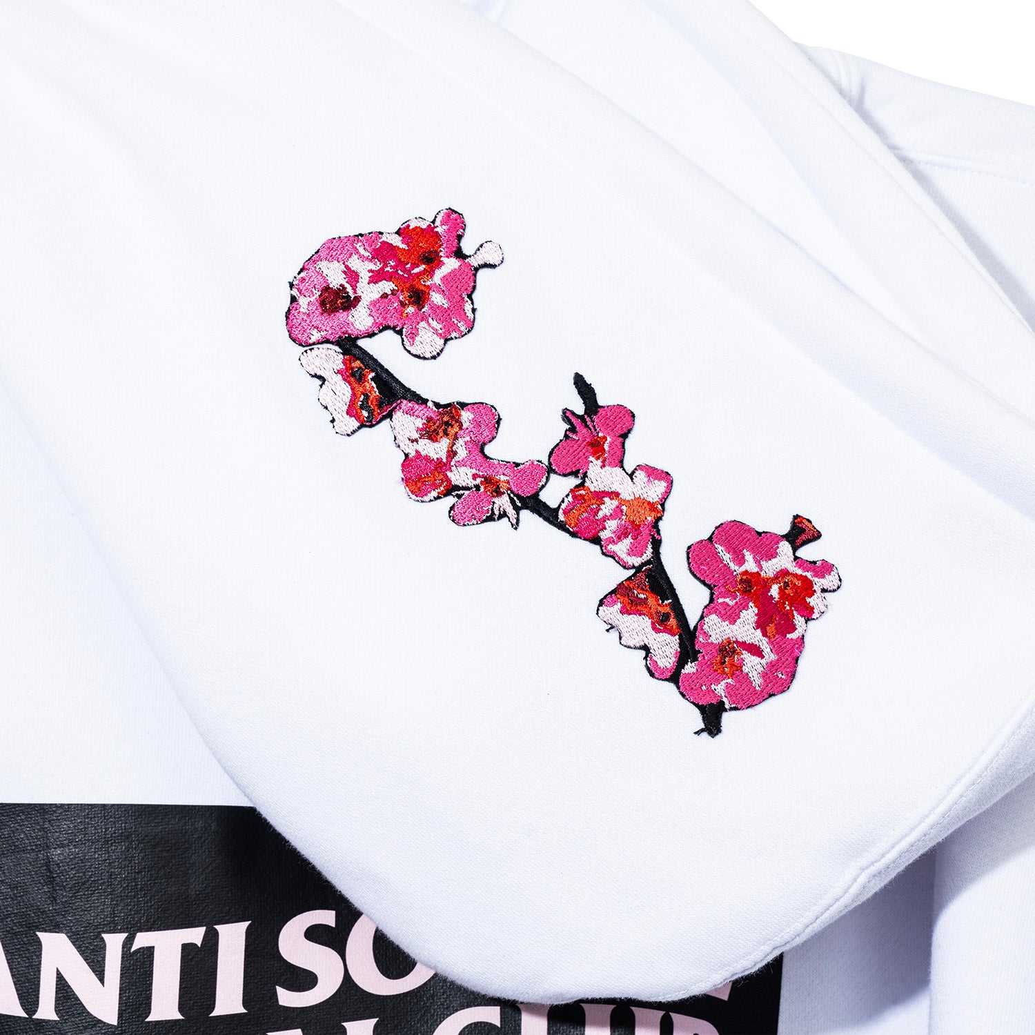 ASSC Embroidered Wildleder Hoodie